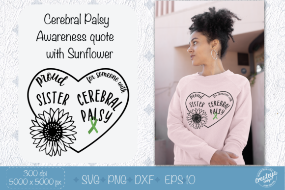 Awareness SVG Quote, Cerebral Palsy SVG