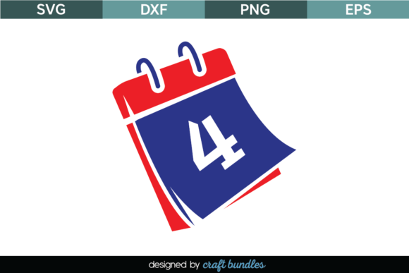 Fourth of July Calendar SVG Quote