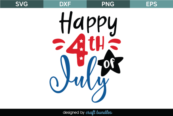 Happy 4th of July SVG Quote Cut File Review