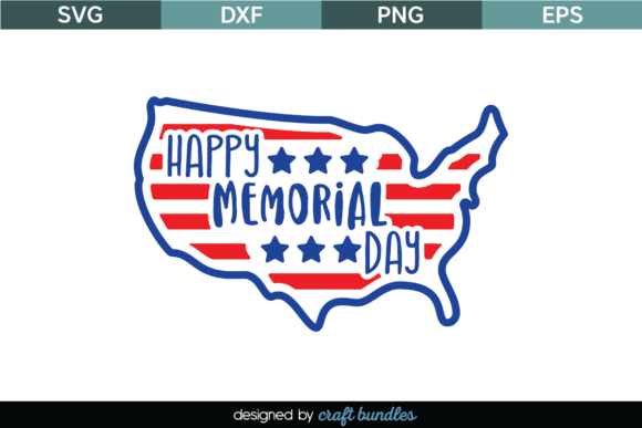 Happy Memorial Day SVG Quote Cut File