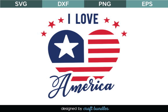 I Love America SVG Quote Cut File Review