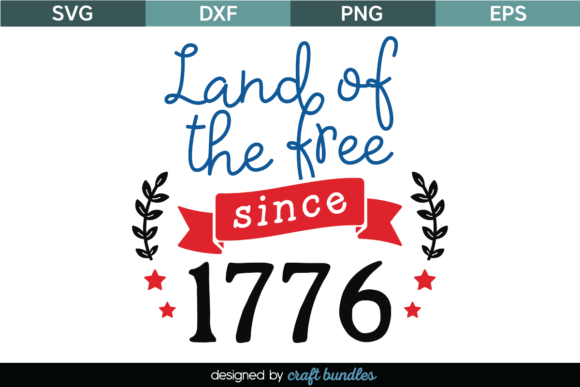 Land of Free SVG Quote Cut File