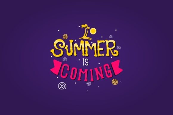 Summer is Coming Svg Quote Lettering