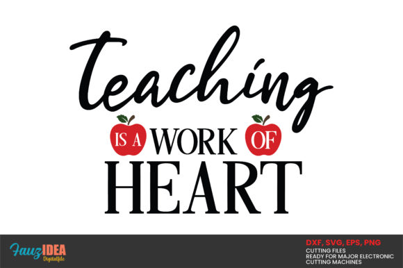 Teaching Work Heart Embroidery Design Review